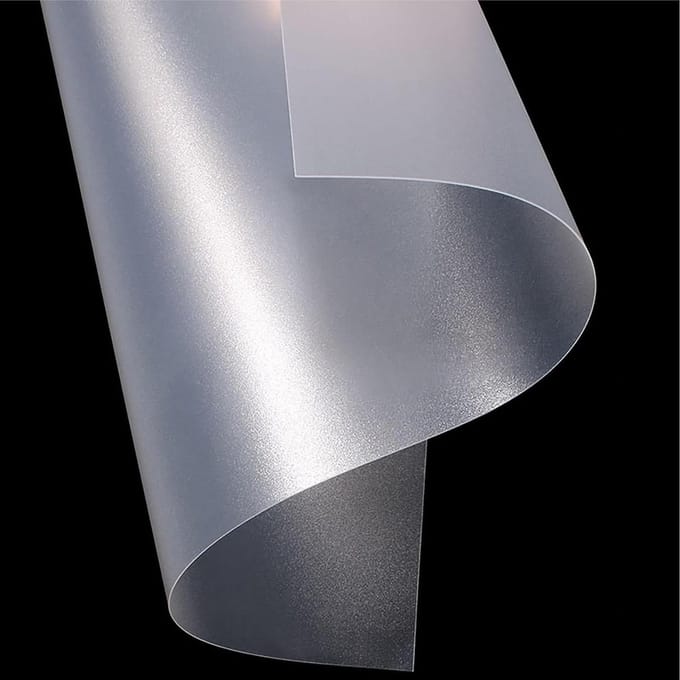 Polypropyleen Platen - Matte Vellen - Doe-het-zelf Projecten - Semi-transparant - 100x100 mm - One Color