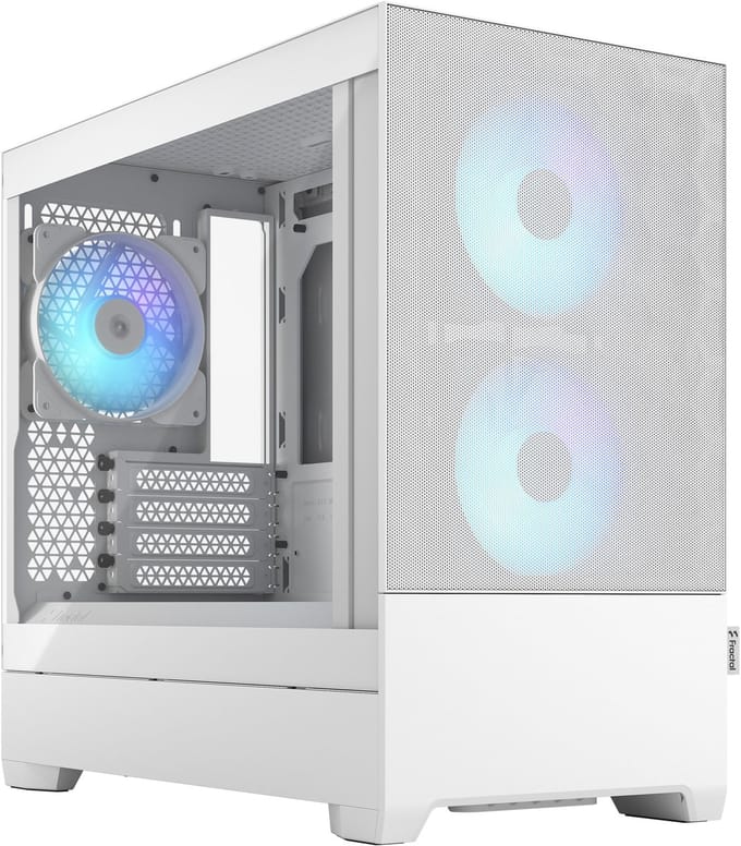 Fractal Design Pop Mini Air RGB - White TG Clear Tint - Case - Miditower - Wit