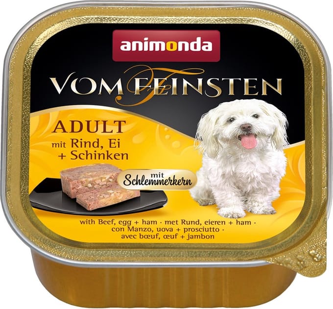 animonda Vom Feinsten Gourmet core with Beef, egg + ham Egg, Rundvlees, Ham Adult - 22 x 150g