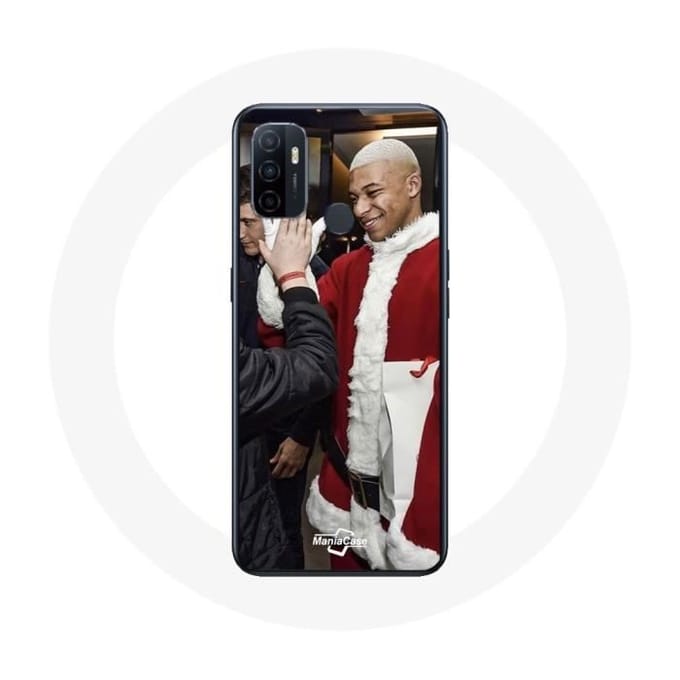 Coque pour Oppo A53 Mbappé Foot Joyeux noël