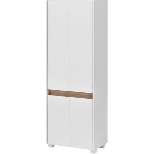 SCHILDMEYER Hoge badkamerkast Cosmo (2-deurs (breedte 57cm), parelwit)
