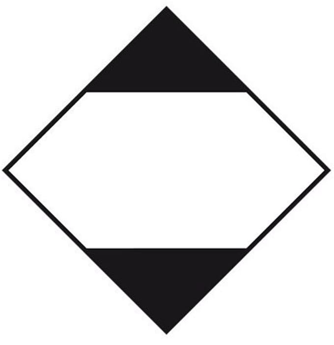 ADR sticker beperkte hoeveelheden 300 x 300 mm