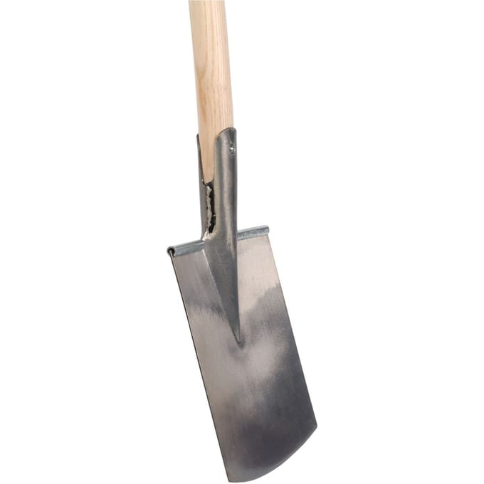 Talen Tools - Damesspade - Blank gepolijst - Essenhouten steel - 85 cm