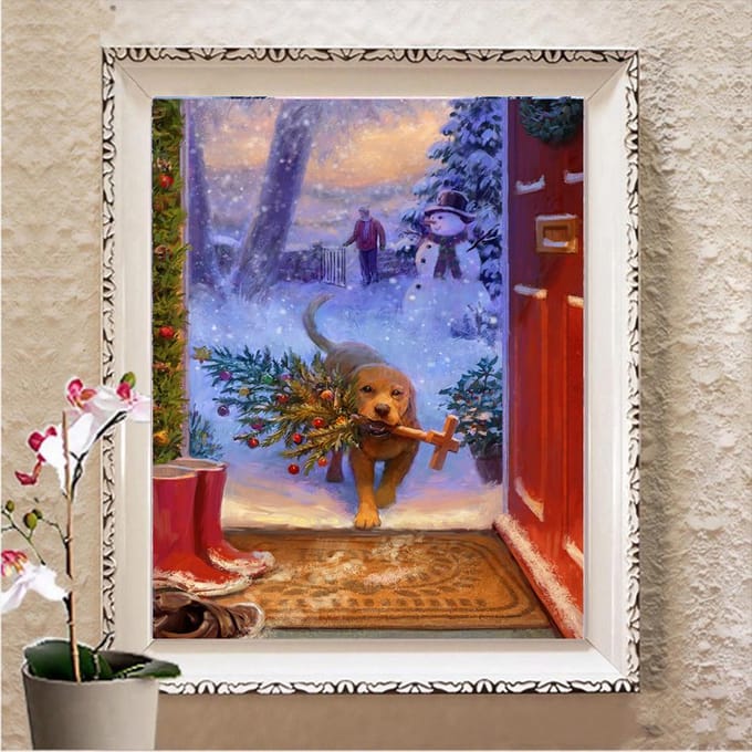 Diamant schilderij kat Cross Stitch Kit 5D DIY diamant borduurwerk Strass foto Home Decor cadeau Full Square 20X30CM blue