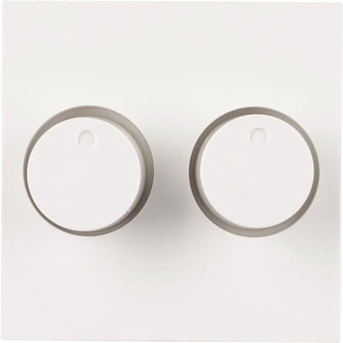 Q-Link Mql s-l centraalpl polar wit knop duodimmer
