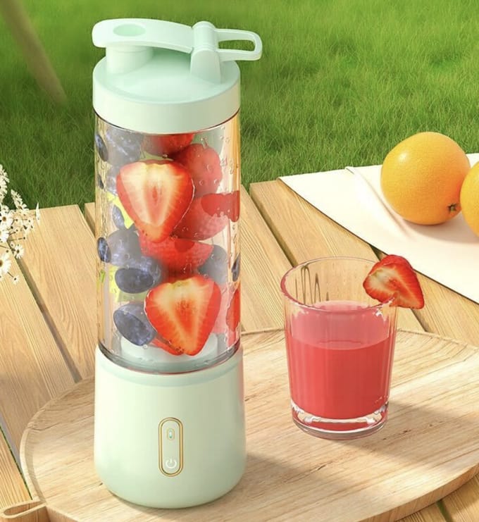 ZYLARO blender - smoothie maker - Draagbare Smoothie Maker To Go - Draadloos mini blender Oplaadbare - 500 ml - groen