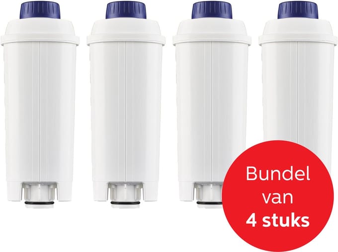 Solis Waterfilter voor Solis en De'Longhi - Geschikt voor de Solis Grind & Infuse Compact 1018 - Bundel van 4