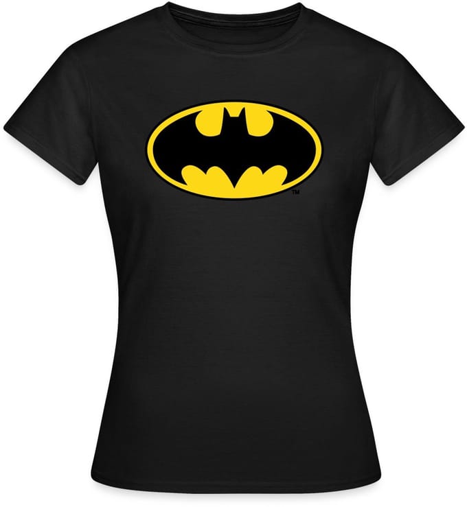 Batman Logo Original Kostuum T-Shirt Dames