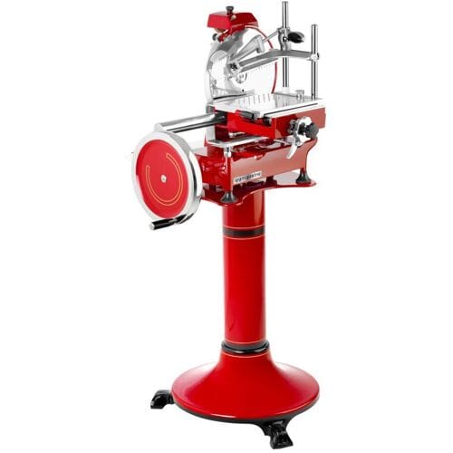 GGM Gastro Schwungradmaschine Rustikal - Messer: Ø 300mm - Rot - inkl. Untergestell