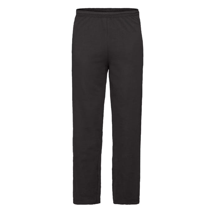 Fruit of the Loom Heren lichte joggingbroekjes (Zwart)