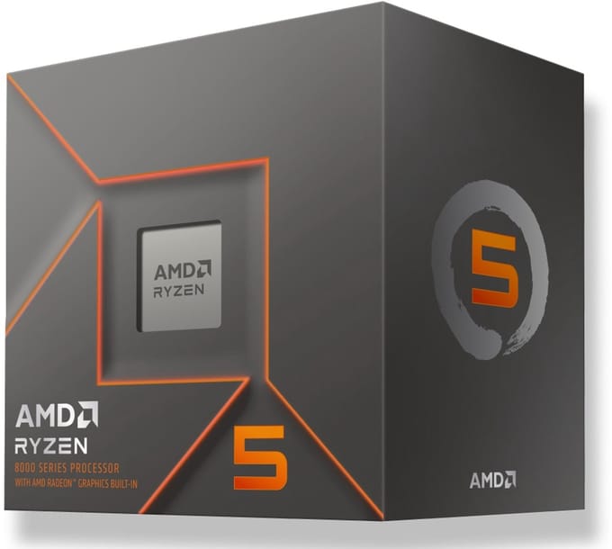 AMD Ryzen 5 8500G - Processor - 3.5 GHz (5.0 GHz) - 6-cores - 12 threads - 22 MB cache - AM5 Socket - Doos - Met Wraith Stealth koeler