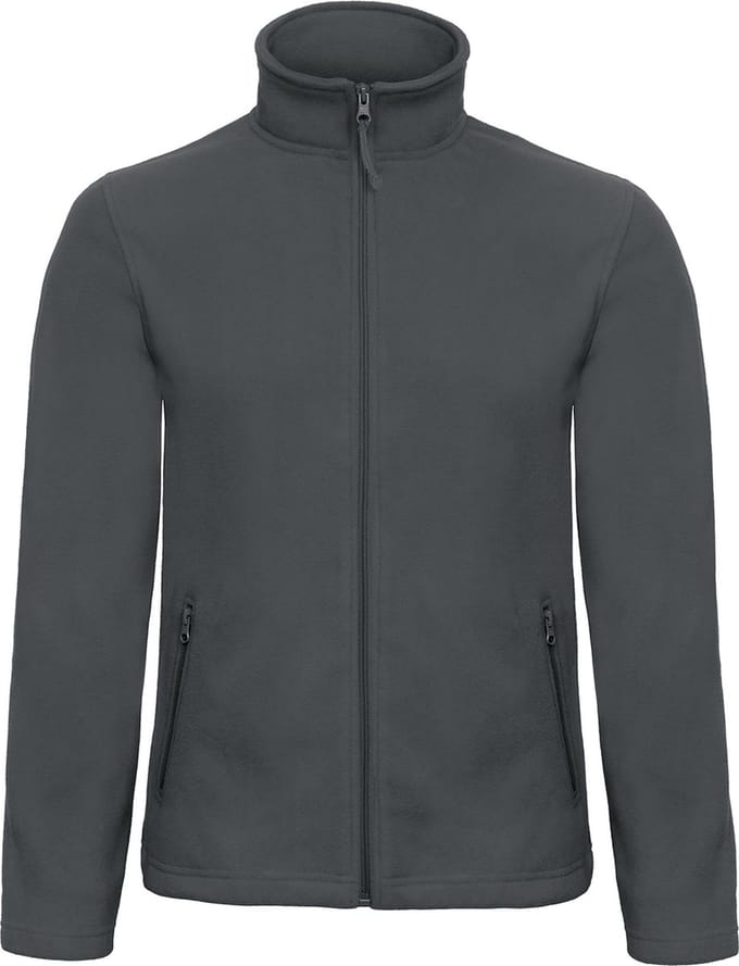 Fleecevest 'ID.501 Micro Fleece Full Zip' Maat M Donkergrijs