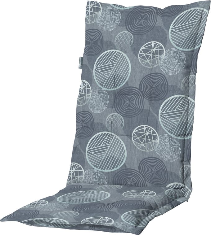 Madison - Tuinkussens Hoge Rug Circle Grey - 123x50 - Grijs