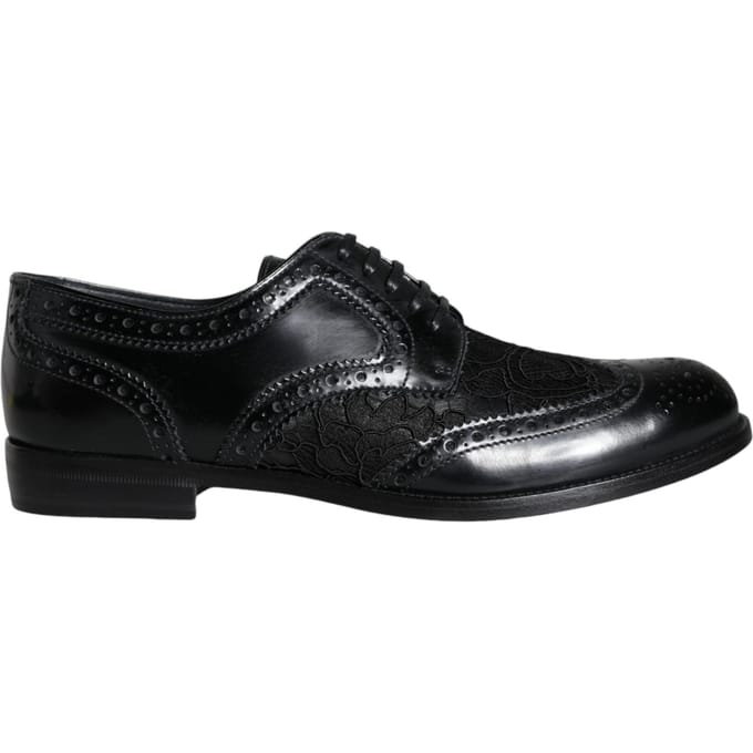 Heren Bloemen Brogue Wingtip Oxfords