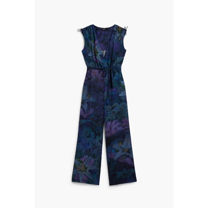 Dames jumpsuit Desigual Floresazul