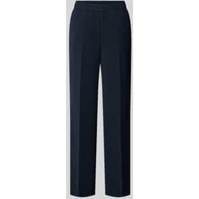 Straight leg pantalon met persplooien