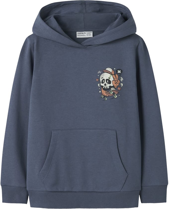 NAME IT - NKMBASTIAN LS SWE WH BRU BOX PS NOOS - Jongens - Sweaters