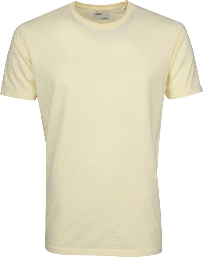 Colorful Standard T-shirt Soft Yellow - Maat XXL - Heren