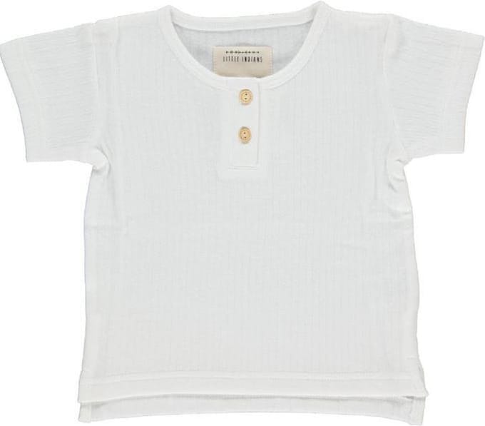 Little Indians T-shirt Junior Katoen Wit Maat 56