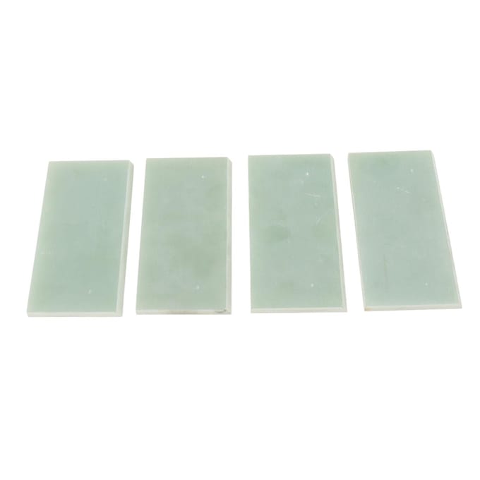 4 Pièces Palette de Pompe à Vide pour Machine à Traire Mobile Pièces Accessoires de Pompe à Vide 100x37x5mm beige