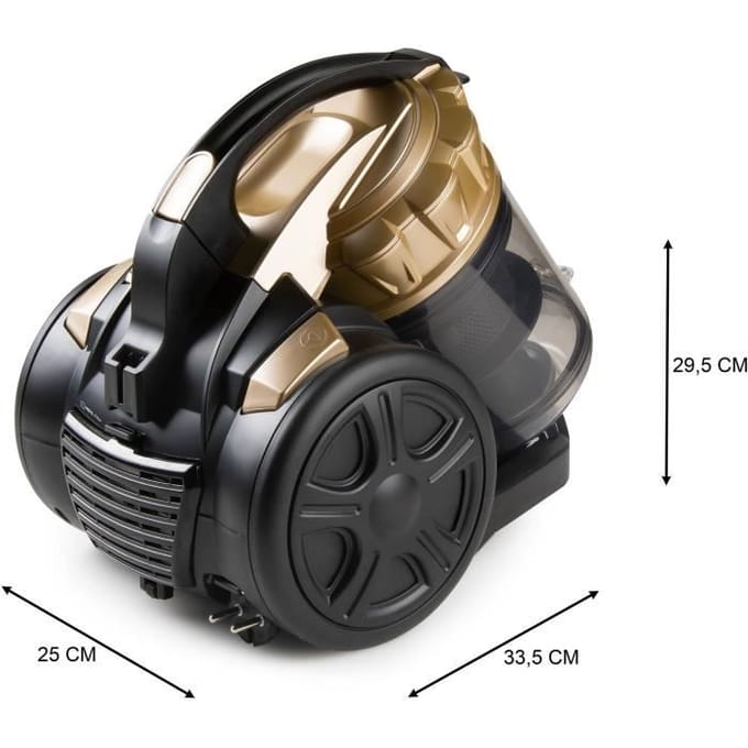 Domo DO7297S 2,5 l Cilinderstofzuiger Droog 700 W Zakloos