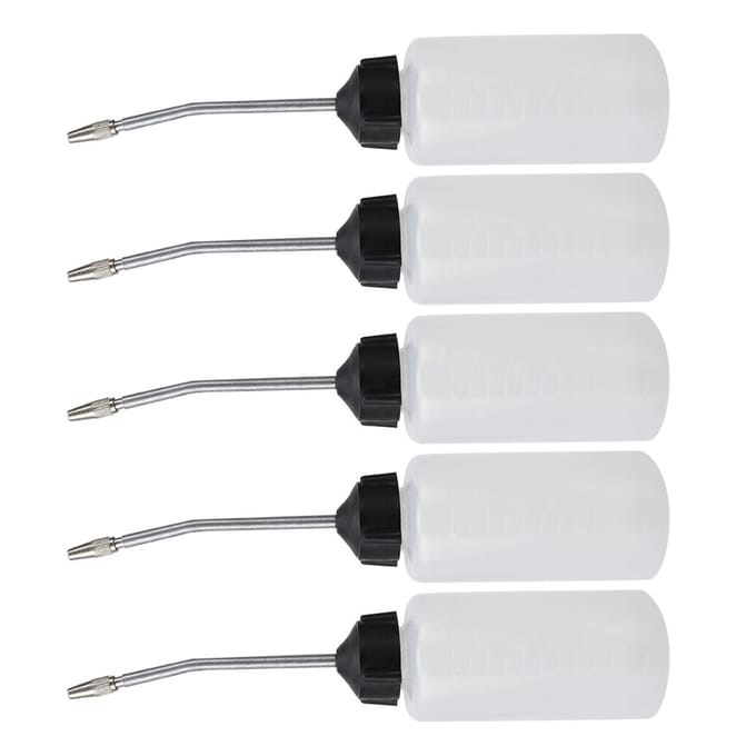 5 Stuks Olie Dispenser Naaimachine Verlengde Moertip 120 ml Olie Dispenser white