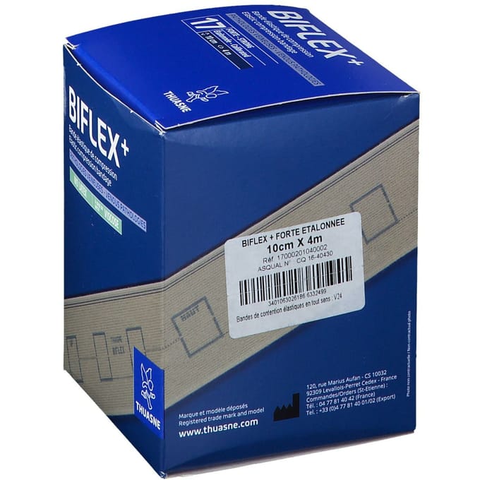 Thuasne Nr17+ Biflex Forte Beige 10cm X 4m 1 Verband