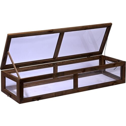 DOBAR Broeikasopzet voor kweekbak (117x40x24,5cm)