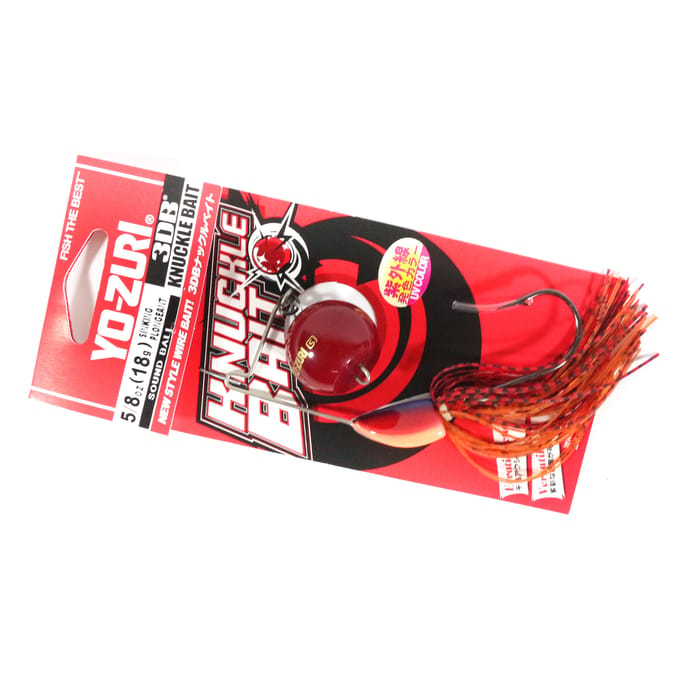 Yo Zuri Duel 3DB Knuckle Spinnerbait 5/8 oz Zinkend Kunstaas R1328-RCF (2541) black