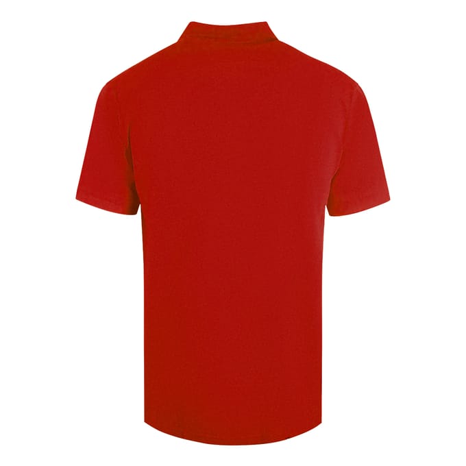 Cavalli Class rood poloshirt met vet logo