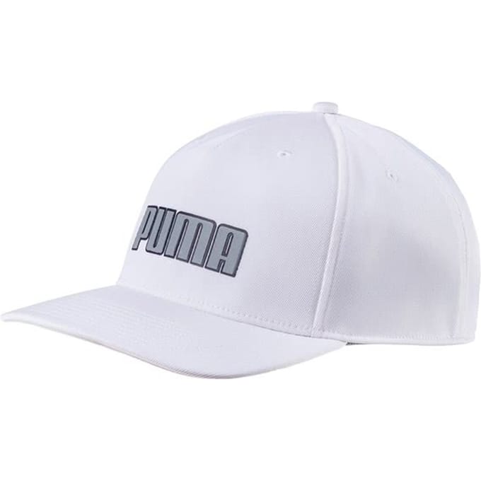 Puma DryCell Go Time Flex Snapback Verstelbare Unisex Witte Hoed 021430 01