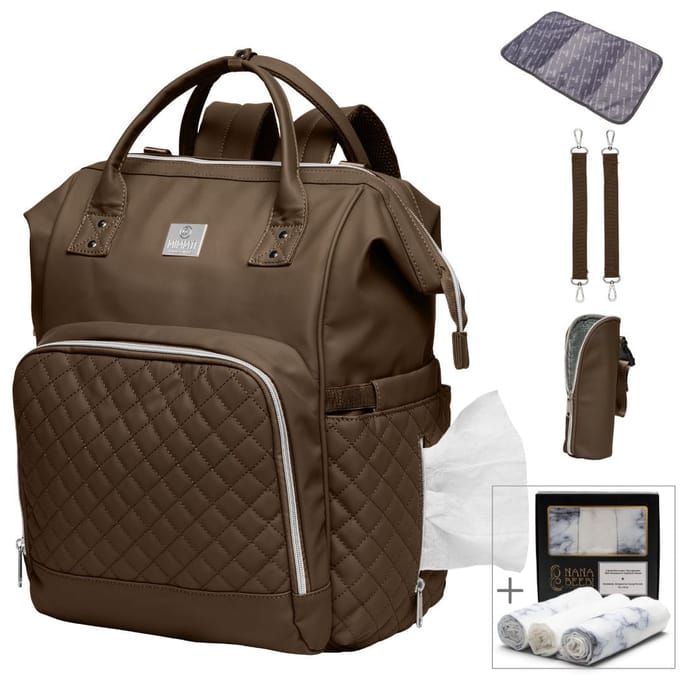 MIMMTI® 2.0 Leren Luiertas Bundel