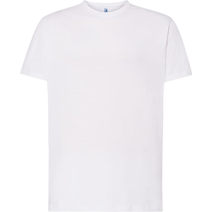 JHK Heren Premium Normaal T-Shirt (Wit)