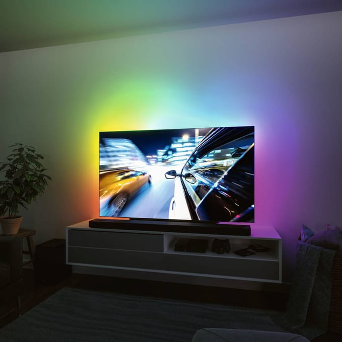 Paulmann TV Strips 75 Zoll 78882 LED-strip basisset Met USB-aansluiting 5 V 3.1 m RGB 1 set(s)