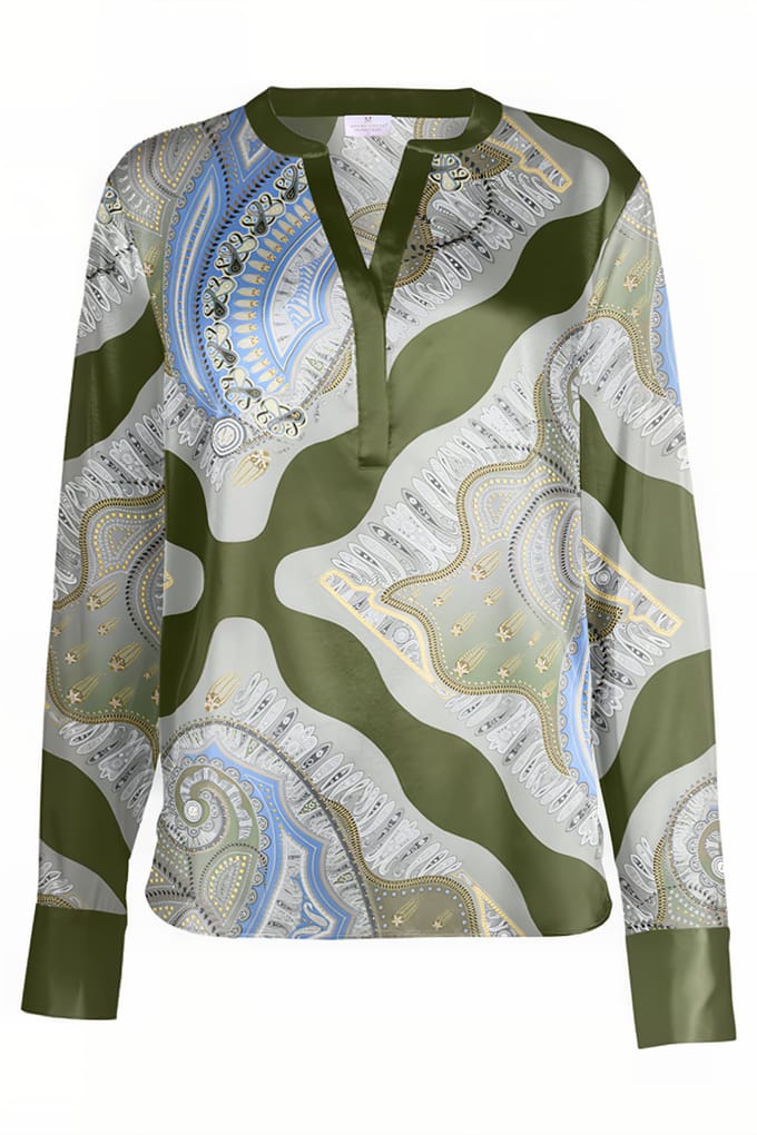 Mucho Gusto Blouse Monza Green Taglia: S | Magliette intime Outlet | Donna | Verde