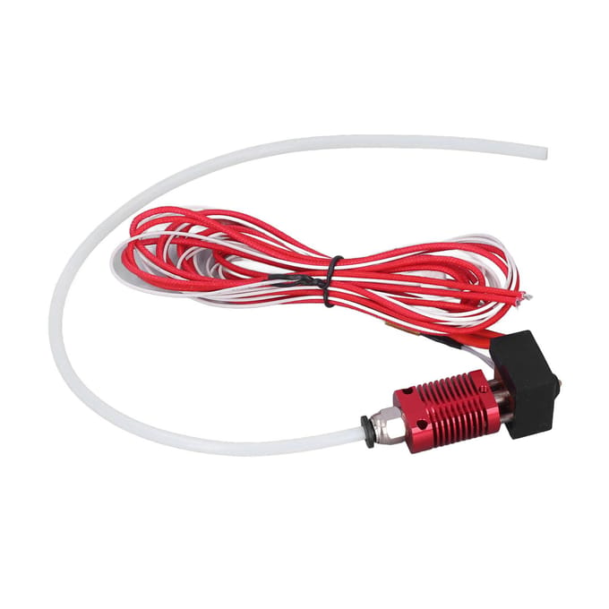 Extruder Hotend Kit 3D-printer MK8 Extruder Verwarmingsuiteinde Set voor Ender 3 Serie 24V red