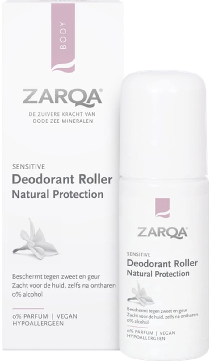 Zarqa Sensitive Deodorant Roller - 3 x 50 ml - Voordeelverpakking