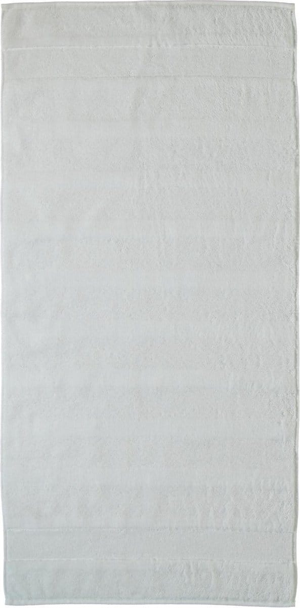 CAWÖ Noblesse² Uni Badhanddoek - Wit - 50x100