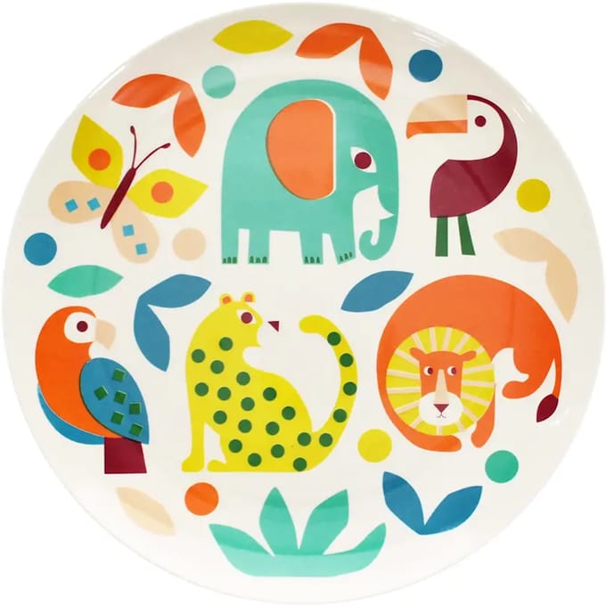 Kinderen melamine bord Rex London Wild Wonders