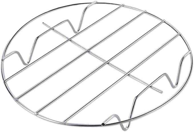YUGN Magnetronrooster Rond 28 cm - RVS - Voor Oven en Magnetron