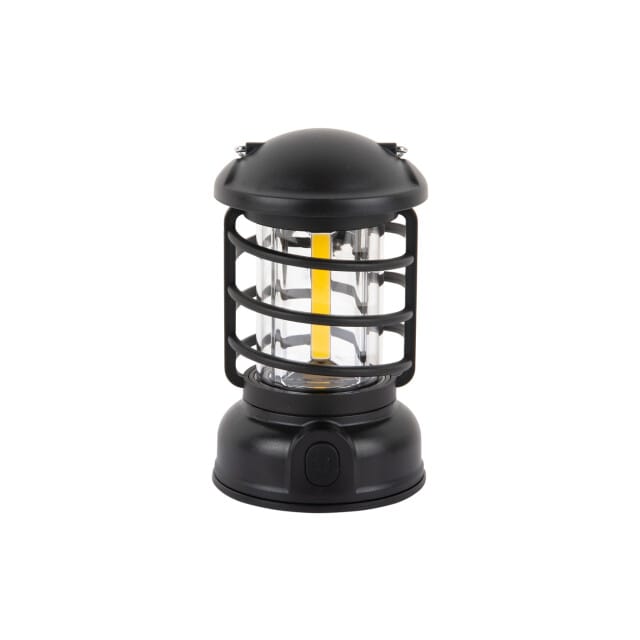 Leitmotiv - Tafellamp Camping Lantaarn LED - Zwart