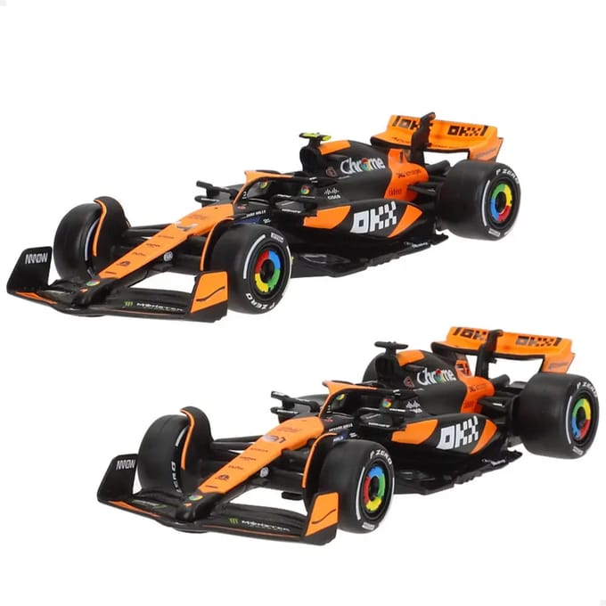 Bburago F1 McLaren MCL38 ´24 2er-Set 1:43 Auto