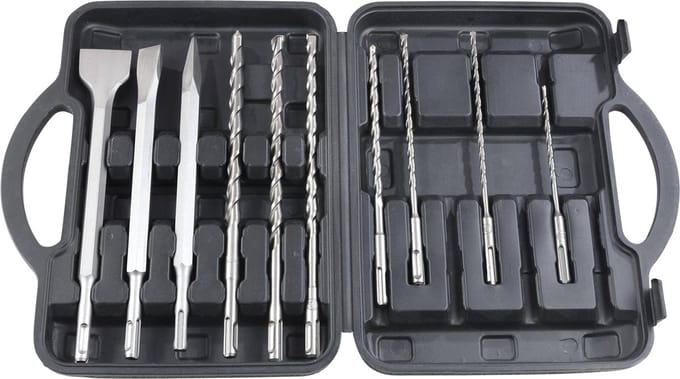 Westfalia Boor- en beitelset SDS Plus 10 stuks