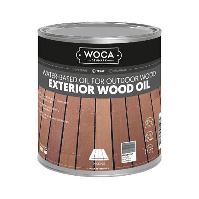 WOCA Exterior Wood Oil STONE GREY - 750 ml