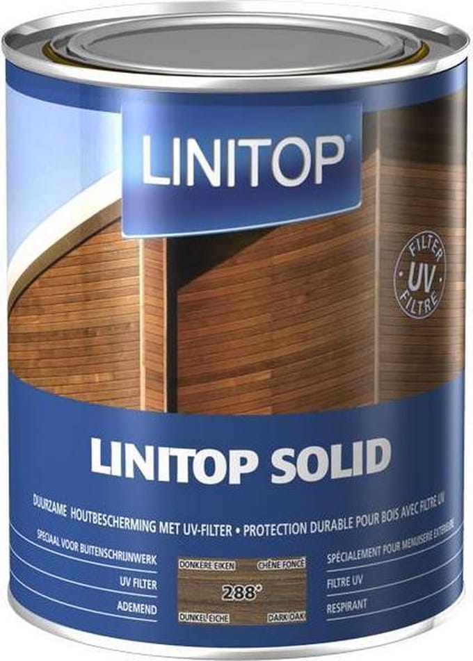 Linitop Solid - Donkere Eik - 288 - 0.5 l