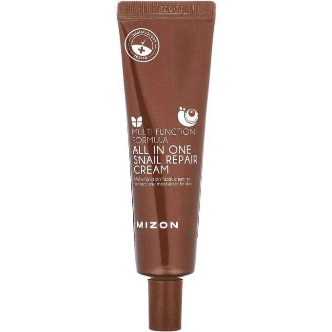 Mizon, Crème réparatrice tout-en-un à la bave d'escargot, 32 ml (35ml) brown