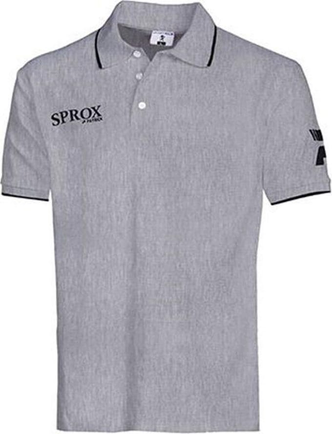 Patrick Sprox Polo Kinderen - Grijs Gemeleerd | Maat: 9/10