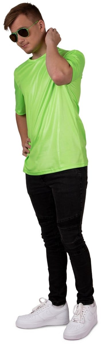 Ernest Disco Shirt Neon Groen Man