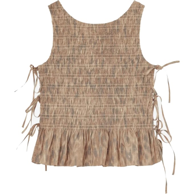 Ganni Boven Beige