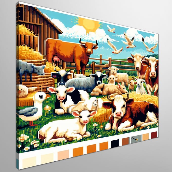 Kunstprint | Wanddecoratie | Canvas | 40 × 40 cm